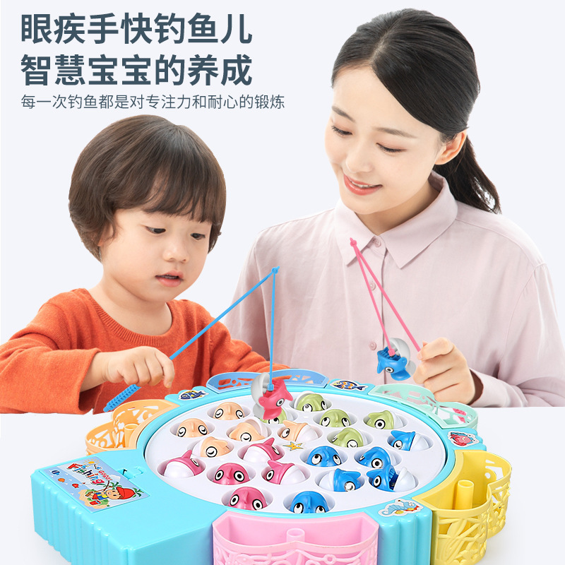 Amazon juguetes de pesca eléctricos para niños juguetes de pesca divertidos para padres e hijos juguetes de educación temprana