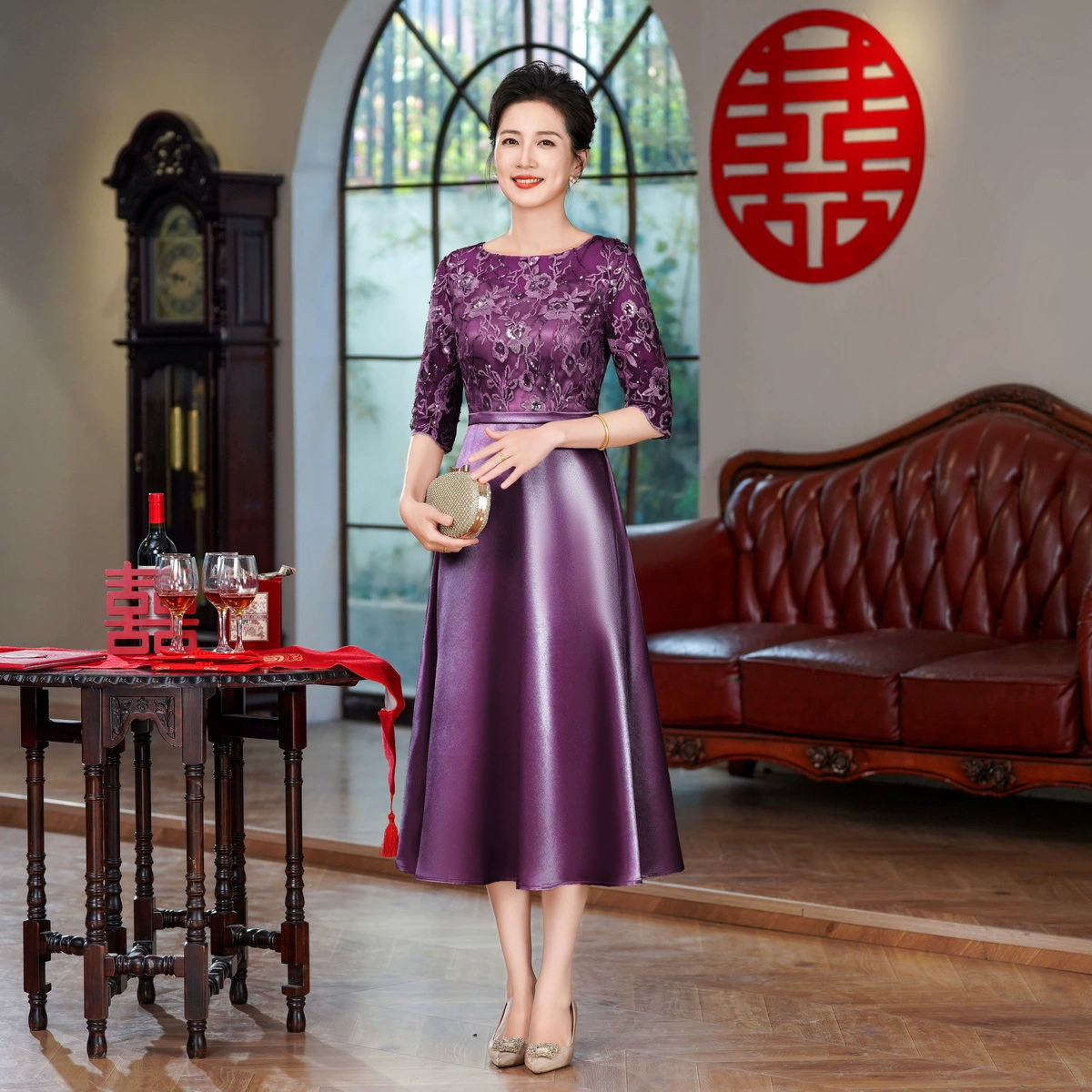 Lightweight summer cheongsam, wedding dress, high-end, Chinese style