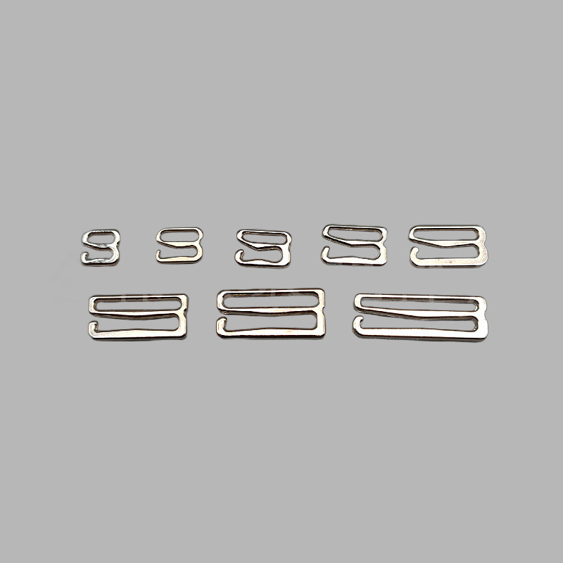 Inner diameter 2.5CM 9-character buckle silver