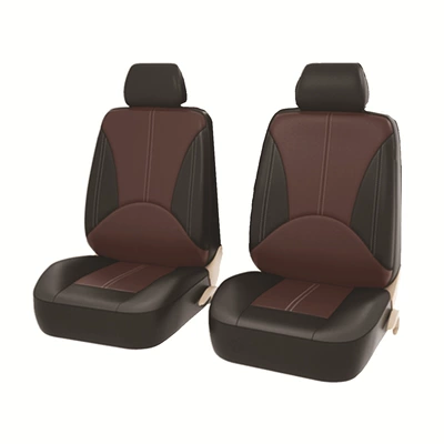 car decoration chair cushion, Universal seat cover - black-coffee-spliced-two-seater-4-piece-set-general