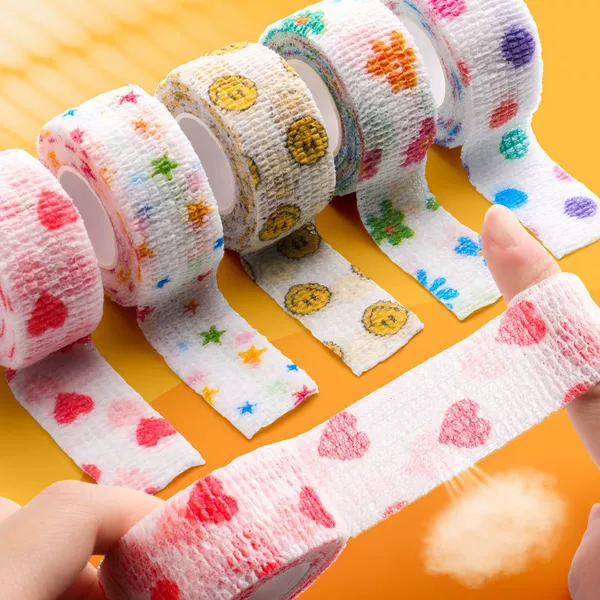 Finger Protection Bandage for Students Writing Anti-abrasion Anti-cocoon Finger Bandage Self-adhesive Elastic Bandage Pet Bandage Table Foot Mat
