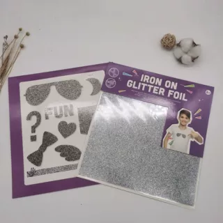 热转印刻字膜金葱反光服装布料箱包印花diy烫画可剪裁pet转印膜