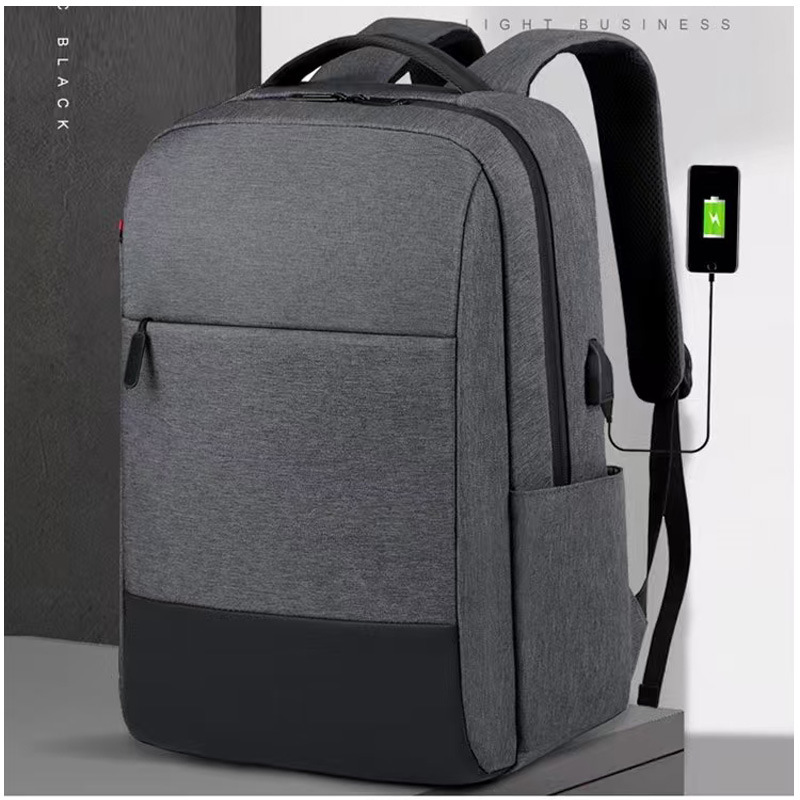New Backpack, Computer Bag, School Bag, Business Large-Capacity Backpack, Commuting Business Gift Set, Company Team Building