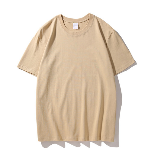Handle 8 yuan/piece combed compact rotor spun conventional heavy combed men's T-shirt (non-returnable)