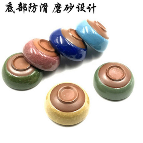 Wholesale ink plates, four treasures, small plates, water bowls, inkstones, small pens, washing ice cracking cups, multifunctional creative ceramic ink plates