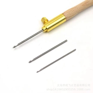 法绣钩针法式刺绣串珠钩针luneville勾针lesage 法式珠片反绣