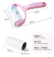 衣物粘毛器滾刷家用去除氈黏沾毛器替換紙可撕式滾筒衣物粘塵紙