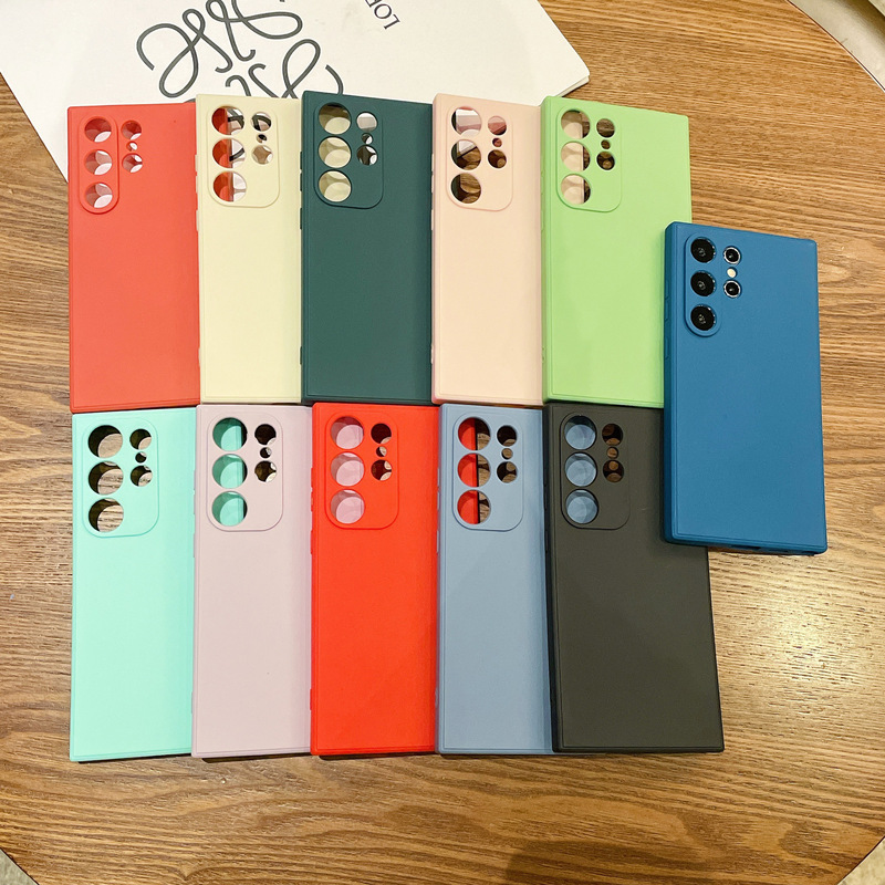 Suitable for Samsung A57 Fine-Hole Frosted Tpu Straight-Edge A53A14 Protective Case A54S24 Rubik's Cube Silicone Phone Case