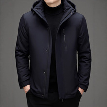 派克服冬季男外套羽绒棉服中年新款户外商务加厚一衣三穿保暖时尚