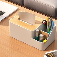 多機能のデスクトップのティッシュは紙箱の家庭用リビングルームのレストランのナプキンを引き出します。