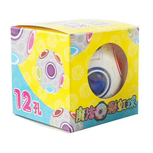 Children's toys puzzle Rubik's cube rainbow ball finger mini football special-shaped Rubik's cube decompression magic ball gift wholesale
