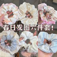 韓系優しいレース大腸ヘアリング女性バレエ風リボンヘアリングファッションかわいい甘いヘアアクセサリー