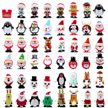 圣诞节发条玩具圣诞上链走路公仔发条圣诞老人卡通公仔圣诞小礼物