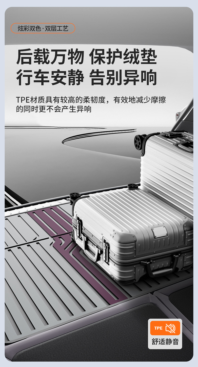 Suitable for Nio Es8 Es6 Ec6 Et5 Et9 Es9 Special Vehicles, Colorful Tpe Car Trunk Mat