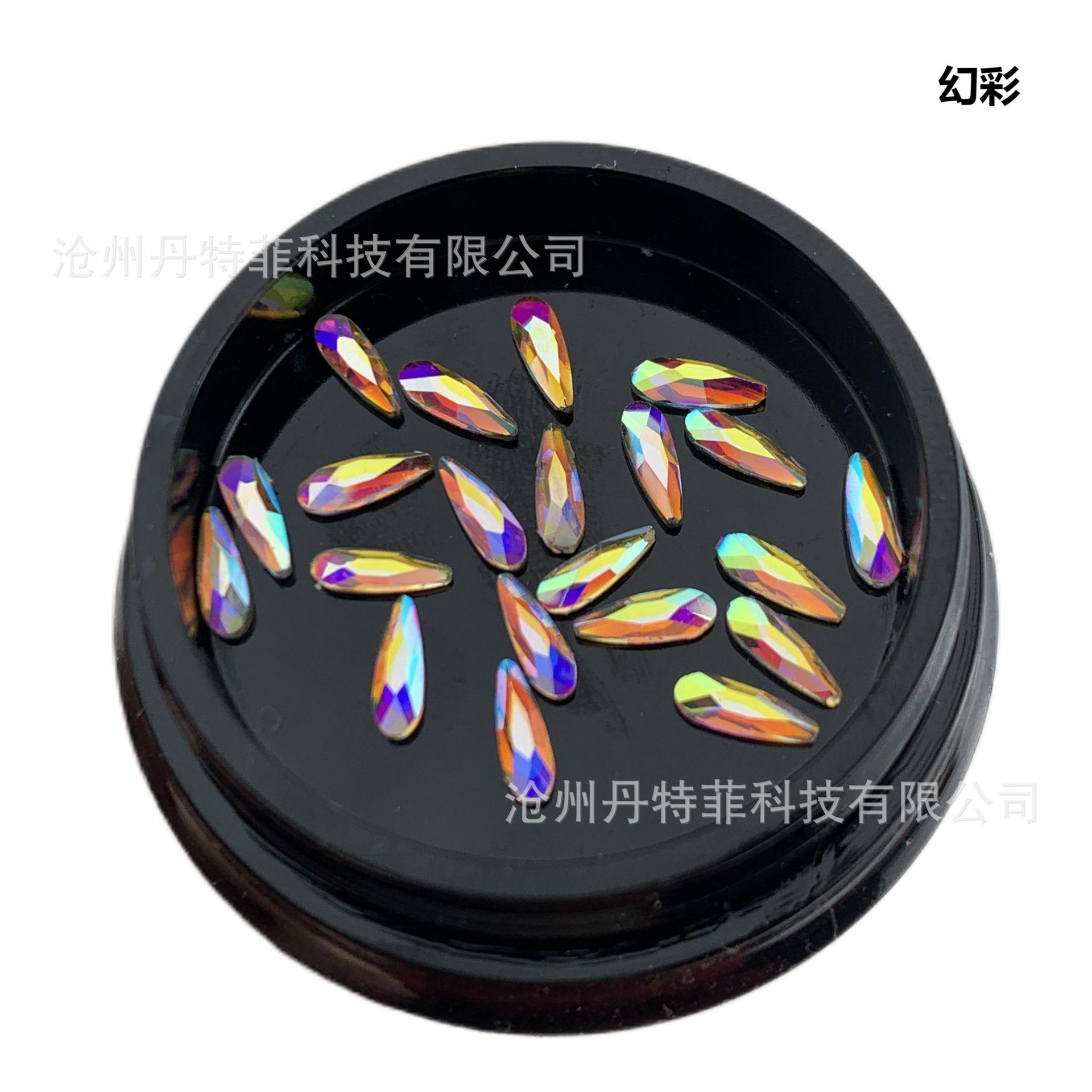 Productos de comercio exterior 2.6 * 8mm dientes de goteo de agua a granel dientes de dientes de dientes de dientes de semillas de melón goteo de agua bolsa de taladro inferior plano