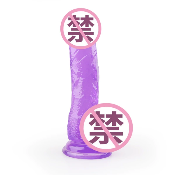 Crystal penis purple [medium size]