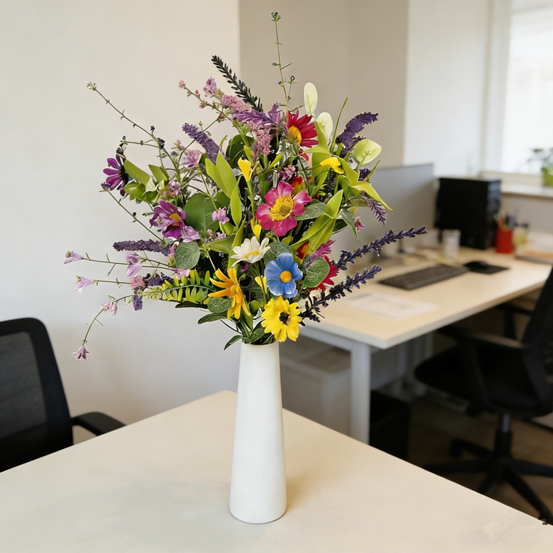 Cross-Border New Product Bouquet, Spring Bouquet, Cuttings, Lavender, Spring and Summer Atmosphere, Home Decoration, Small Daisy Bouquet