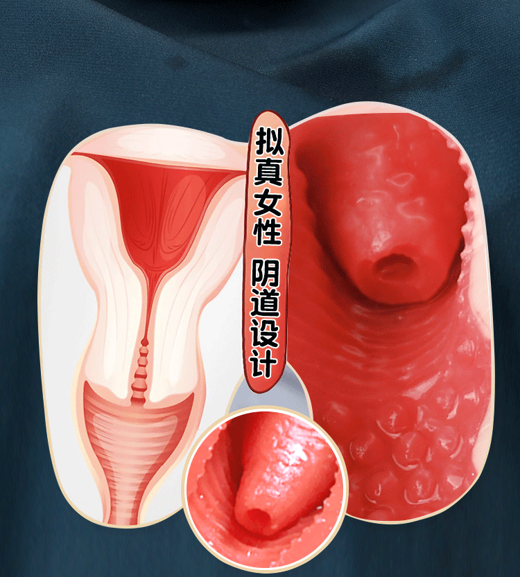 Jiuai Solid Big Ass Male Masturbation Device TPE Manual Half-Body Doll Flesh — detail image 14