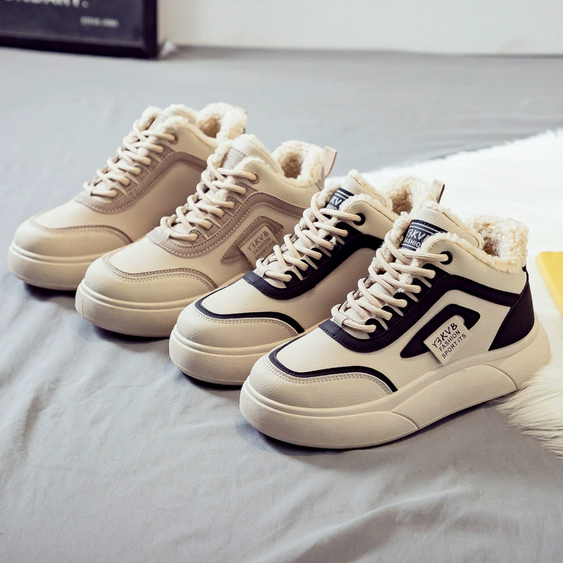 Warm high shoes, keep warm universal winter boots platform