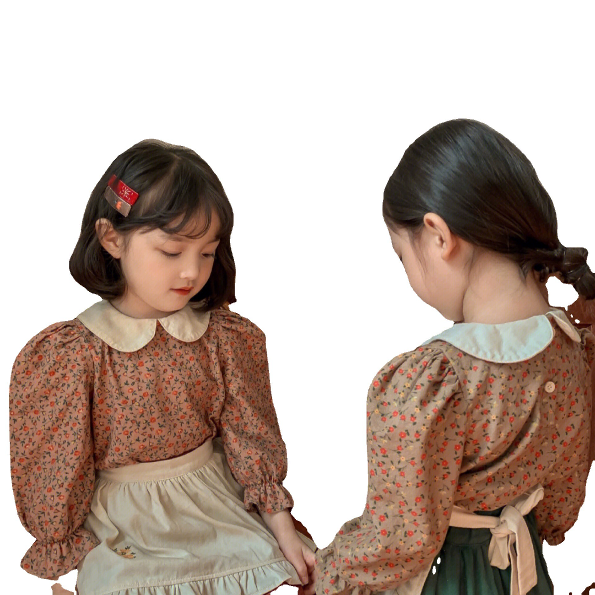 Children's jacket, dress, set, children's clothing, cotton and linen, wholesale