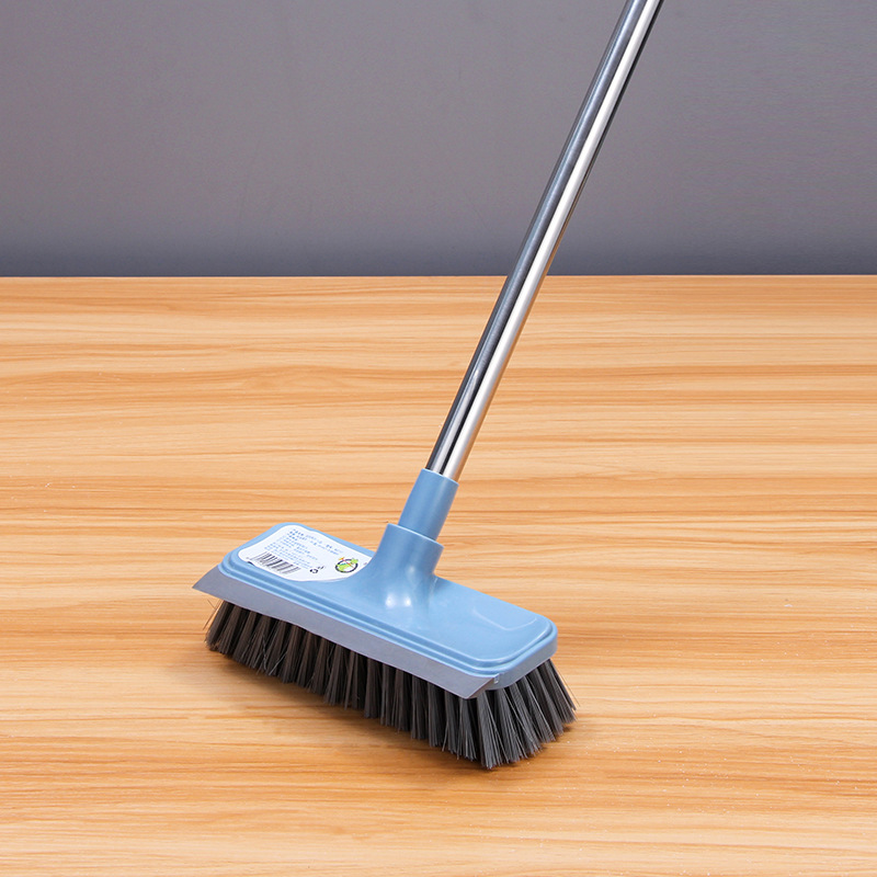 Mango largo para el hogar cepillo para el piso Barra de pintura cepillo de limpieza de cerdas de plástico brecha de cocina tira de limpiaparabrisas cepillo de baño raspador de piso