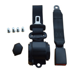 Three-point automatic telescopic safety belt, driver safety belt, safety belt extender, coach safety belt