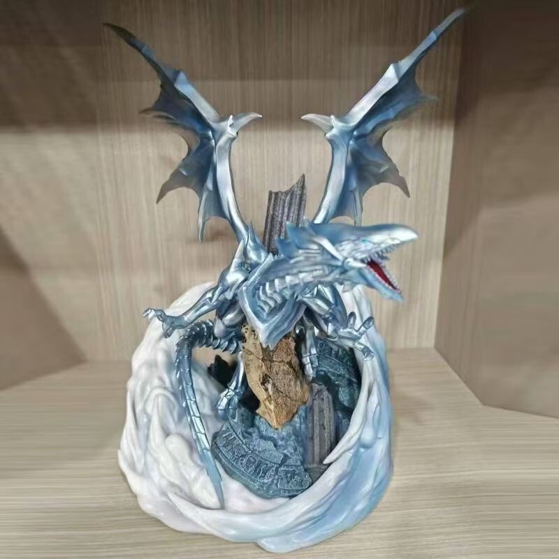 Mx Blue-Eyed White Dragon Yu-Gi-Oh! Anime Trendy Gk Figure Model Peripheral Tabletop Scene Model Mx Blue-Eyed White Dragon Yu-Gi-Oh! Anime Trendy Gk Figure Model Peripheral Tabletop Scene Model