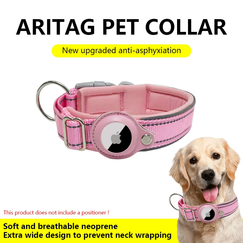 Тщательно отобранные ошейники для собак, обеспечивающие удобное расположение, ошейники для отслеживания собак средних и крупных пород, ошейники для собак из водонепроницаемой хлопковой ленты, предотвращающие потерю.