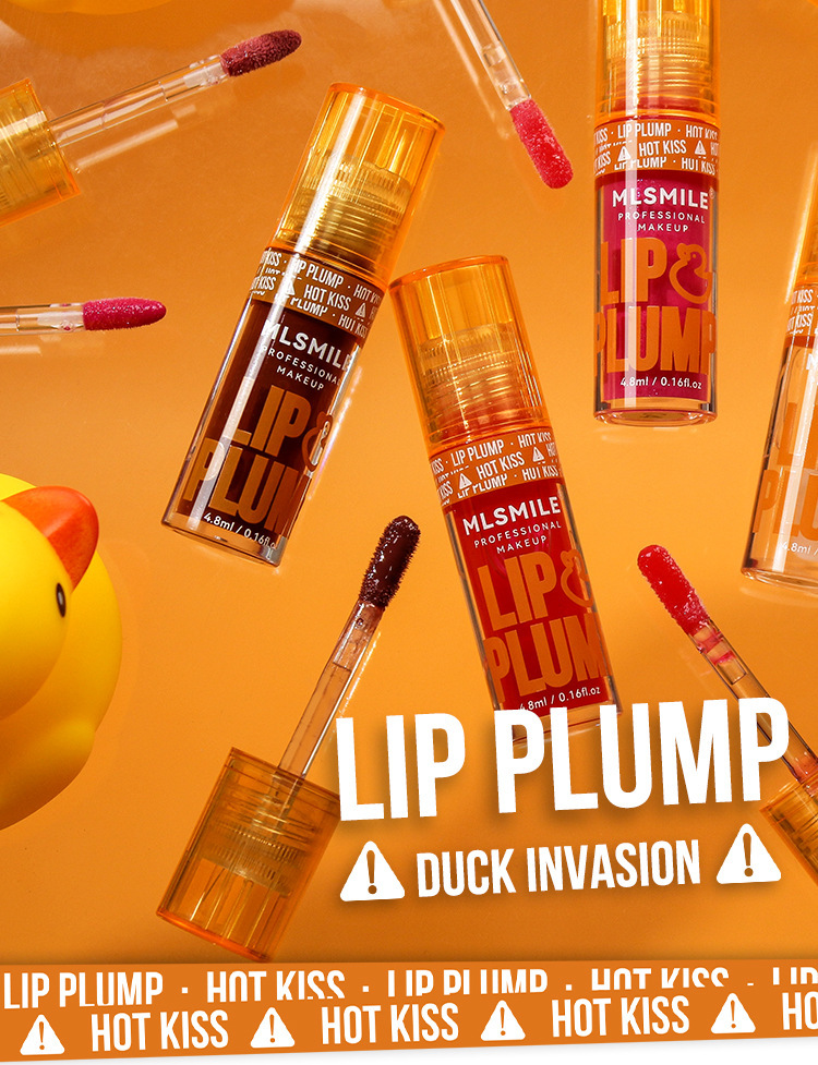 MLSMILE 6-color Duck Lip Oil Lip Gloss, Big Mouth Pouty Lip Honey Lip Glaze undefined