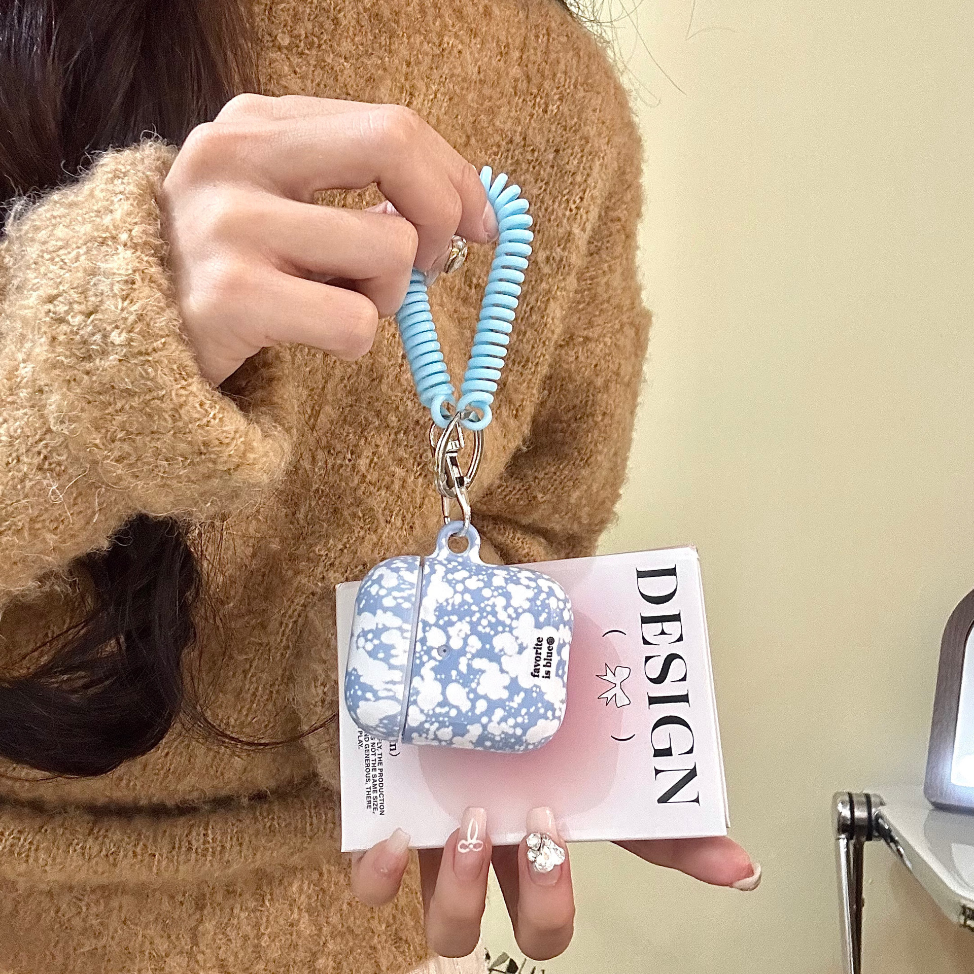 Japanese and Korean niche English applicable AirPods3 generation protective shell 1/2 Wireless Bluetooth headset cover Feilin Pro2_voghion.com
