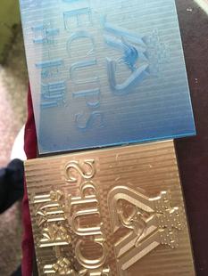 Factory direct supply hot stamping version computer relief hot stamping version copper plate three-dimensional hot stamping version