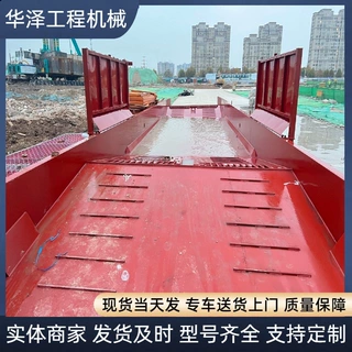 可定制多规格钢制洗车池 工地渣土车船式洗轮机 移动下沉式洗车槽