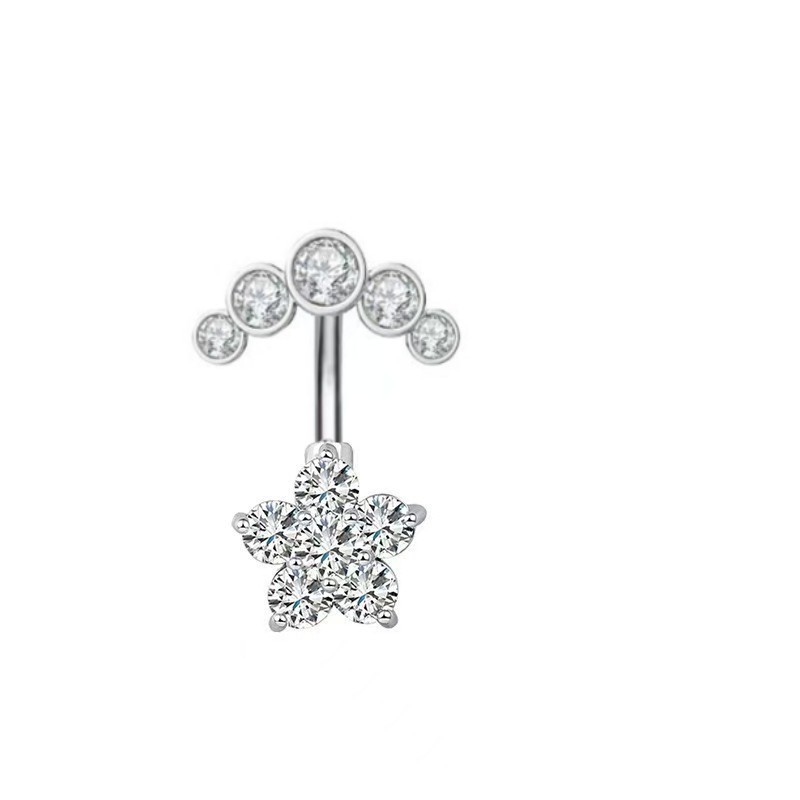 Labret piercing jewelry detail image