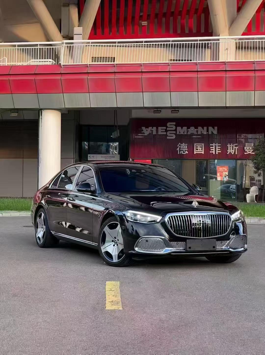 Suitable for 21-25 Mercedes-Benz S-Class modified W223 Maybach front and rear bumper, full grille surround kit