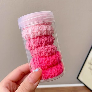 高级感咖色小熊头绳女气质简约高弹力发圈耐用橡皮筋女生扎头发绳|undefined