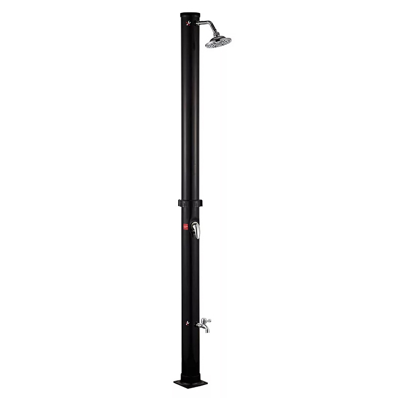 20L columna de ducha solar rojo azul plata negro al aire libre playa surf ducha redonda de calentamiento rápido columna de Ducha
