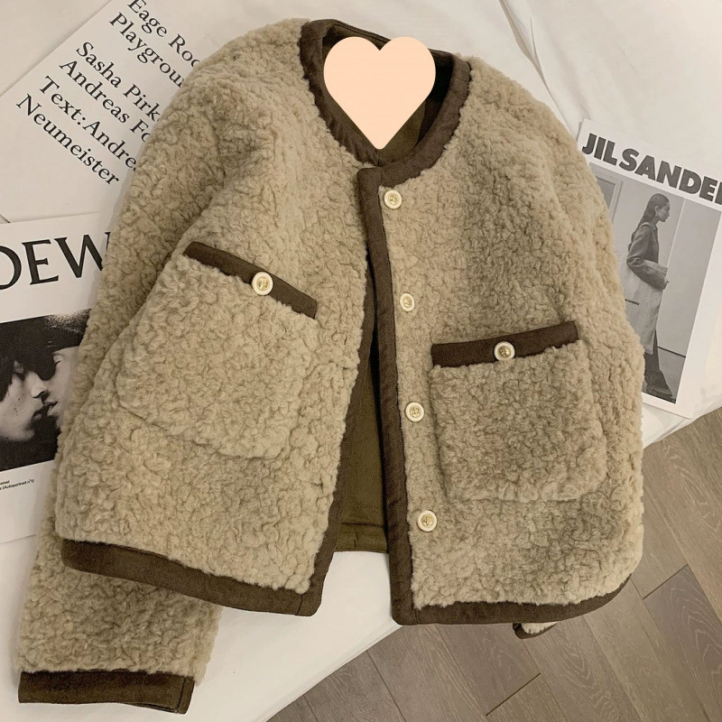 Демисезонная бархатная куртка, стиль Chanel