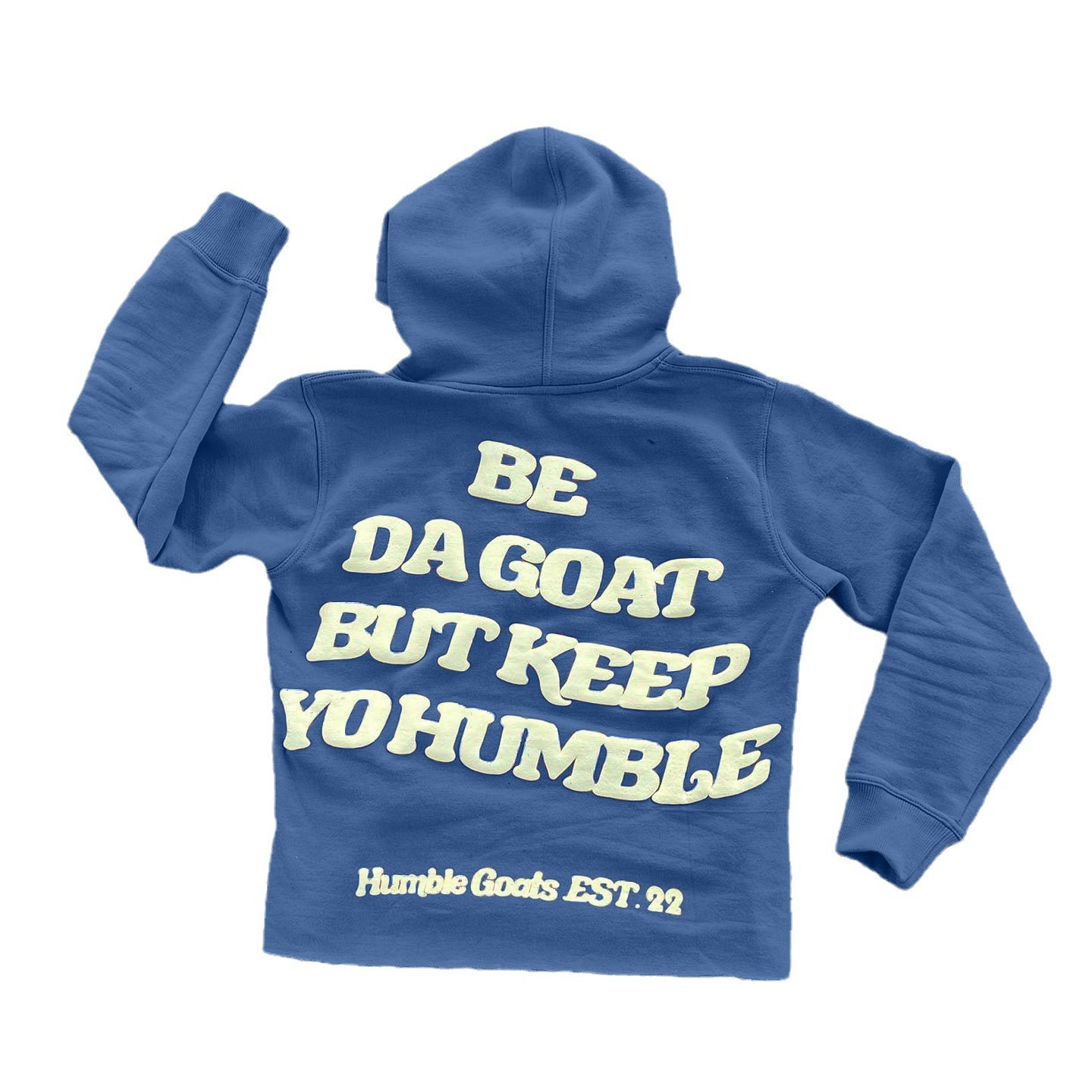 Felpa con cappuccio unisex stile street casual con stampa di lettere in schiuma 2025_voghion.com