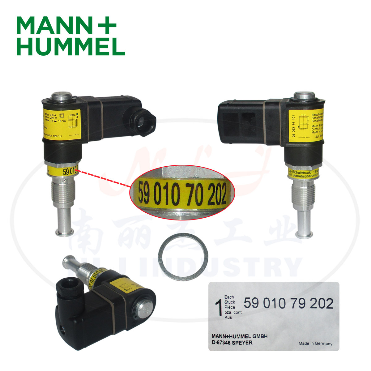 5901079202压差开关MANN+HUMMEL(曼胡默尔)