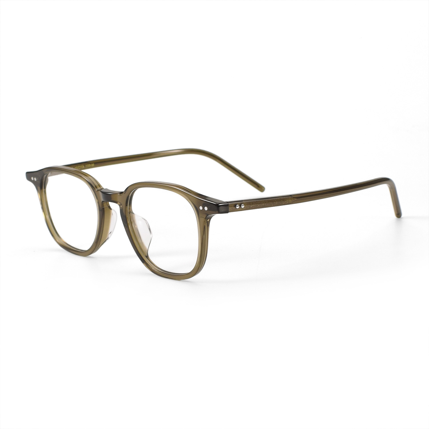 Montura de Gafas Cuadrada M651 de Placa y AC, Montura Completa image 7