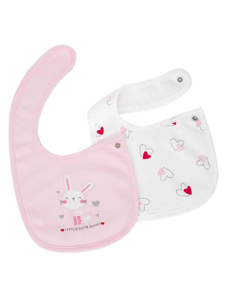 Sunnozy babero a presión en forma de U suave de algodón de doble capa babero lindo absorbente de agua bebé toalla de saliva recién nacido al por mayor