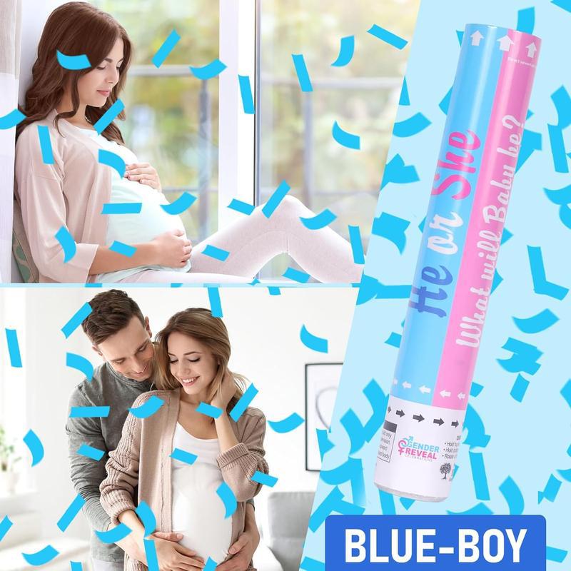 Christmas Halloween Gender Reveal Confetti Cannon Set of 4 2