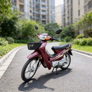 Zhuji Əyri Şüalı Skuter 48CC-110CC Moped Yüngül Motosiklet