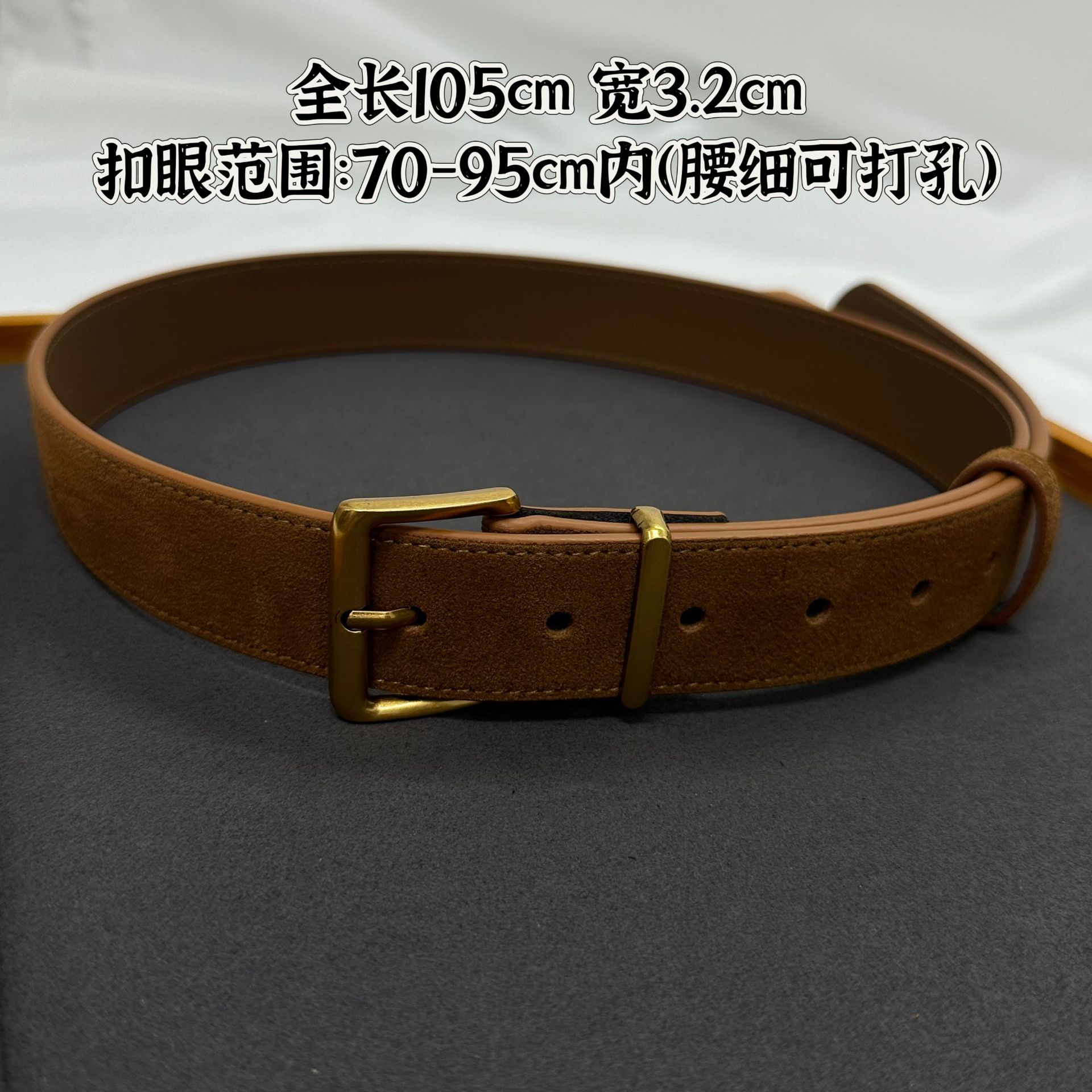 앤틱 골드 버클/카키