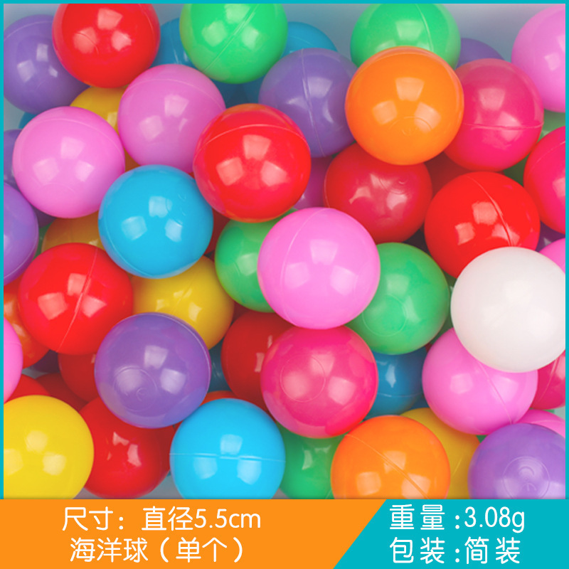 Bola oceánica lechosa de 5 cm