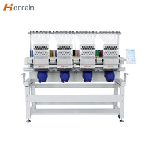 工厂价格四头绣花机高品质多功能电脑绣花机平绣帽绣成衣绣