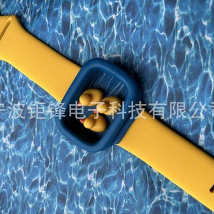 Little yellow duck swimming pool watch creative handmade cute children's toy cartoon watch student small gift with magnetic