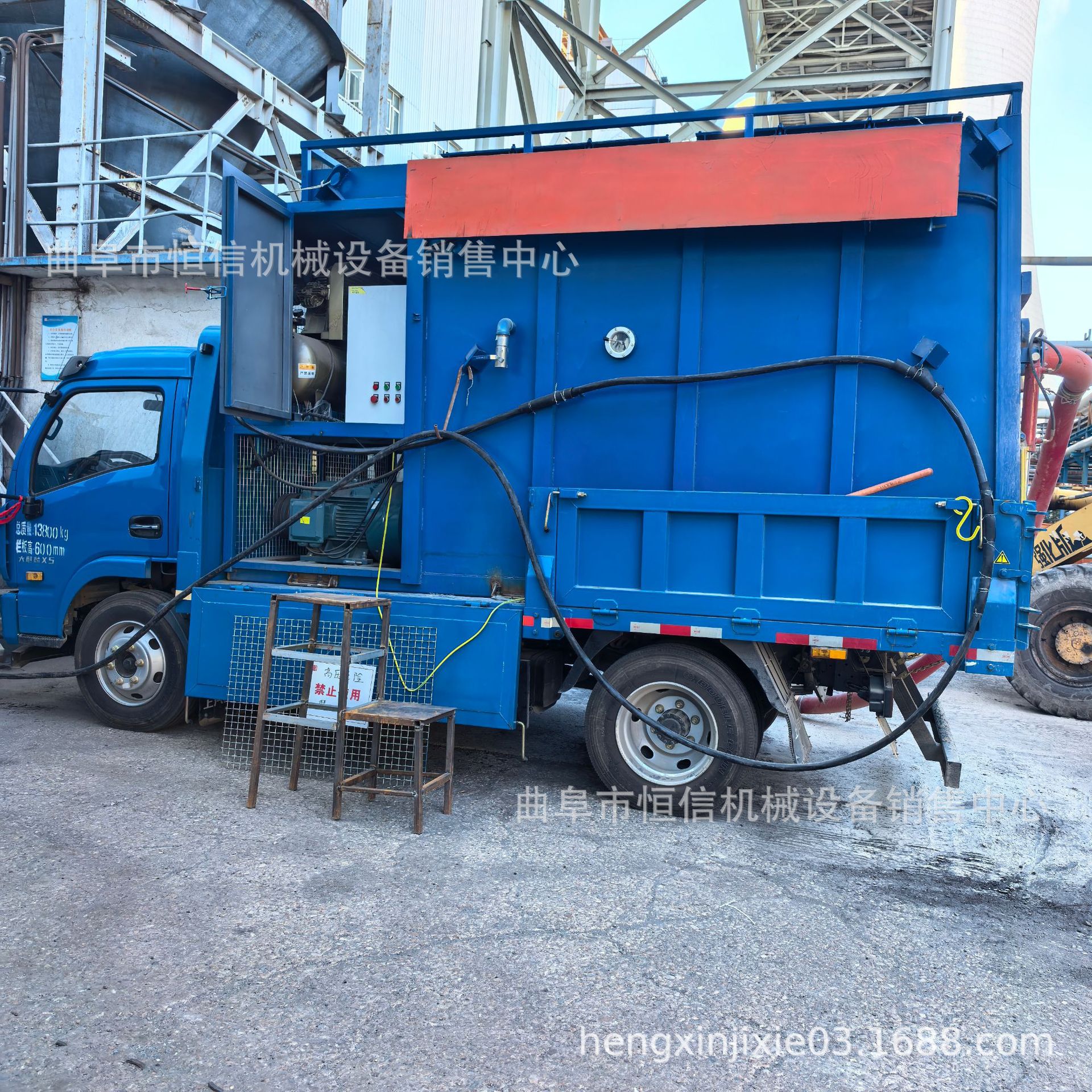 甘肃嘉峪关电厂吸锅炉灰渣负压吸尘车zcjb 电厂流动使用吸灰车