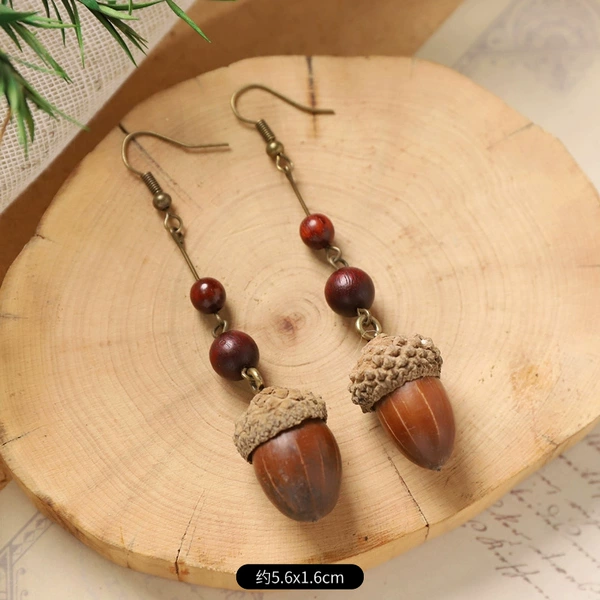 2-Two-sandalwood beads small rubber