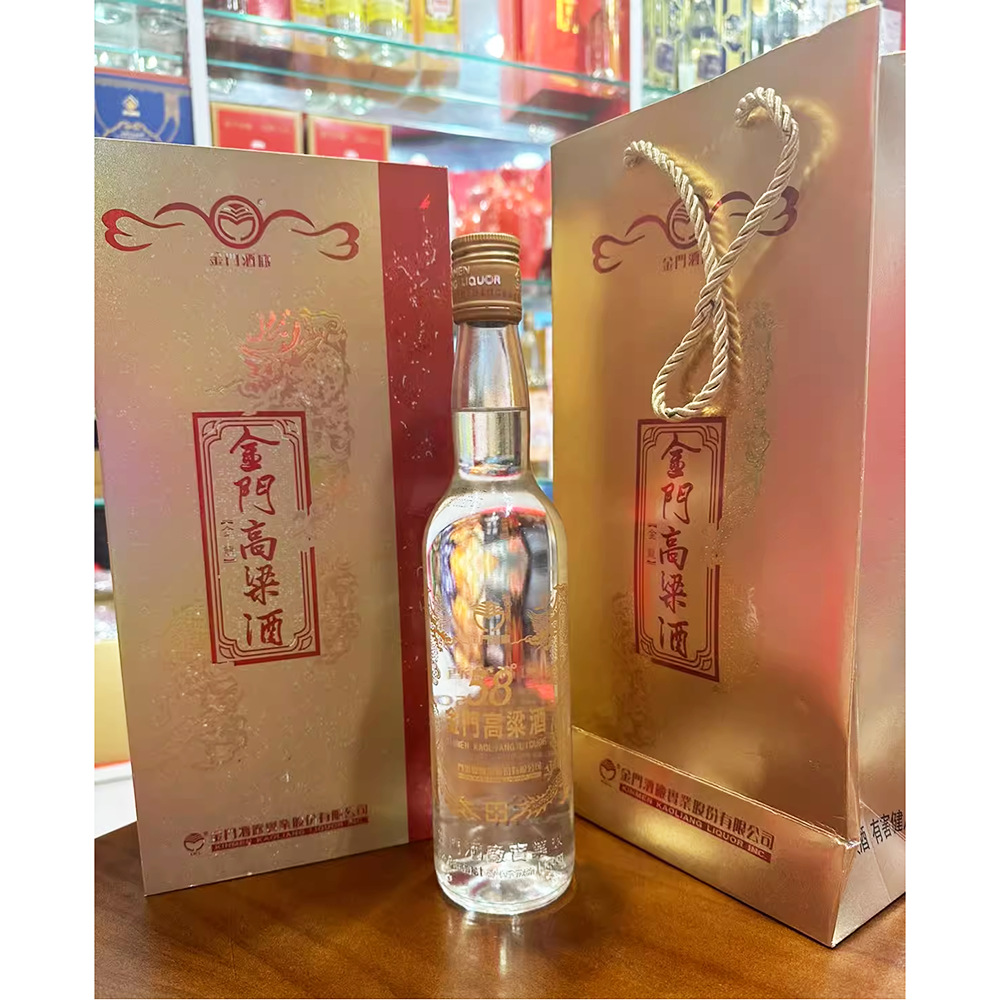 2013年金门高粱酒礼盒58度500ml金龙版固态发酵年份酒高度白酒送